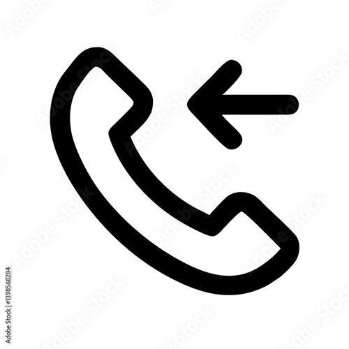 call outgoing  vector flat icon