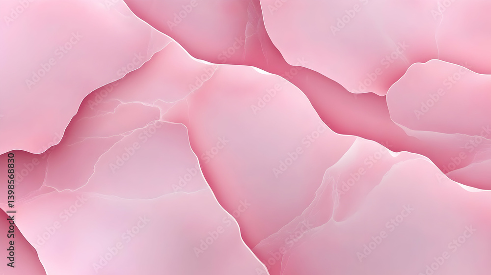 Obraz premium Minimalistic and calm, photorealistic pink gypsum wall texture background, smooth pastel pink plaster with subtle flaws and gentle shadows