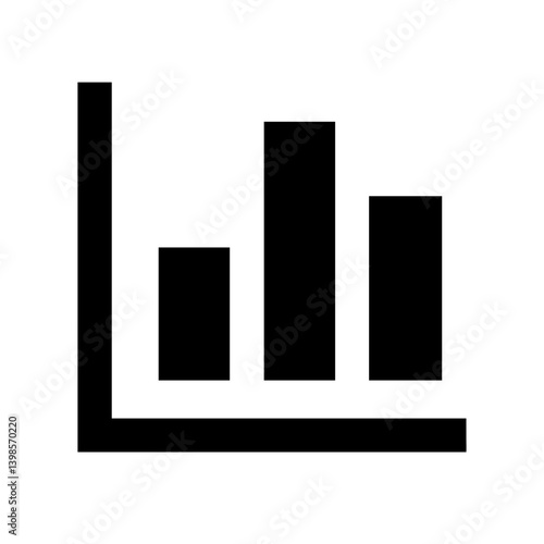 chart histogram free interface icon  vector flat icon