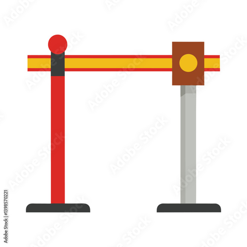 turnstile vector illustration on white background