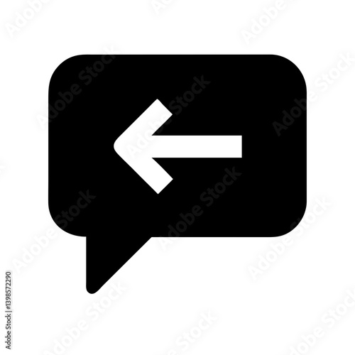 chat arrow grow  vector flat icon