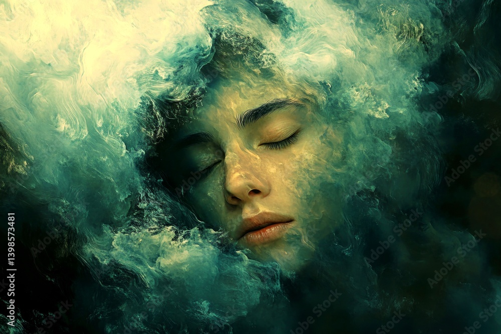Mental clarity. Stress management. Metaphorical chronic fatigue physical senses, of a loss of pleasure or interest. Chronic fatigue - cause of depression: abstract image of well-being. Mental clarity. Stress management. Metaphorical chronic fatigue physical senses, of a loss of pleasure or interest. Chronic fatigue - cause of depression: abstract image of well-being.