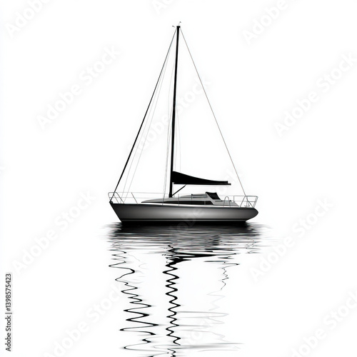 sailboat silhouette , black...