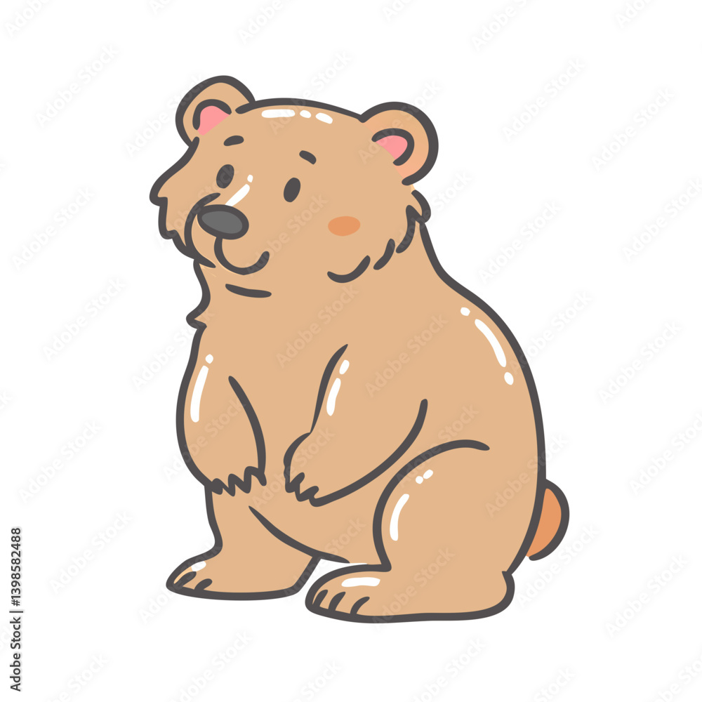 bear icon, bear vector illustration-simple illustration of bear, perfect for bear logos and icons bear icon, bear vector illustration-simple illustration of bear, perfect for bear logos and icons