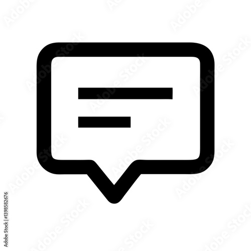 comment alt middle  vector flat icon