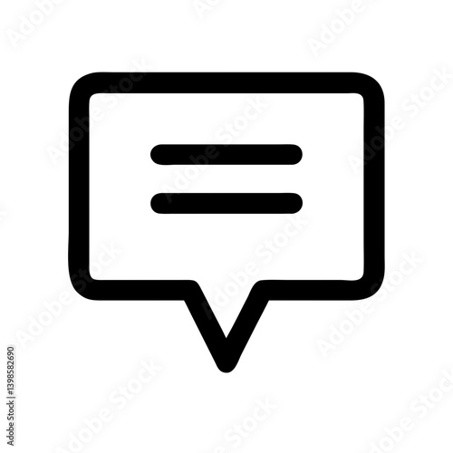 comment alt middle  vector flat icon