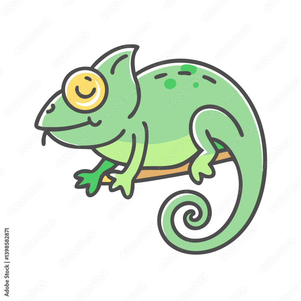chameleon icon, chameleon vector illustration-simple illustration of chameleon, perfect for chameleon logos and icons chameleon icon, chameleon vector illustration-simple illustration of chameleon, perfect for chameleon logos and icons