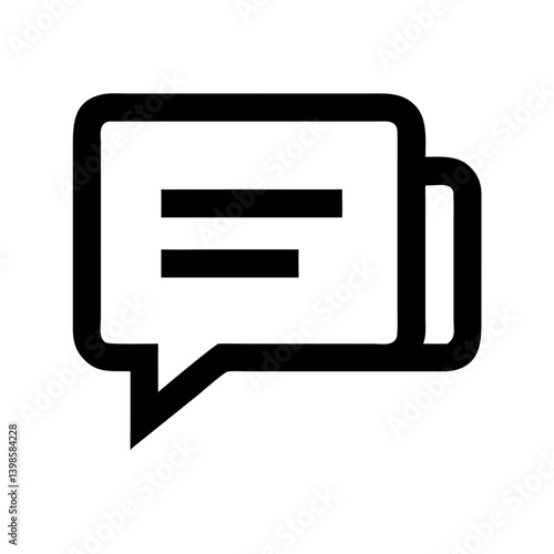 comments  vector flat icon