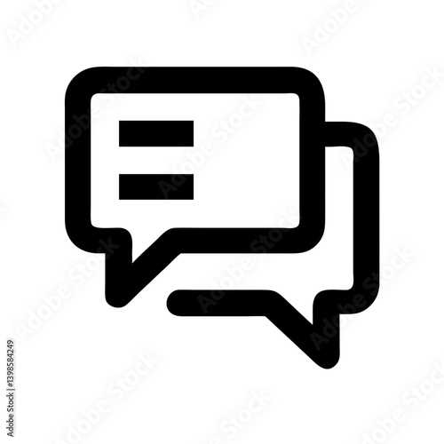 comments  vector flat icon