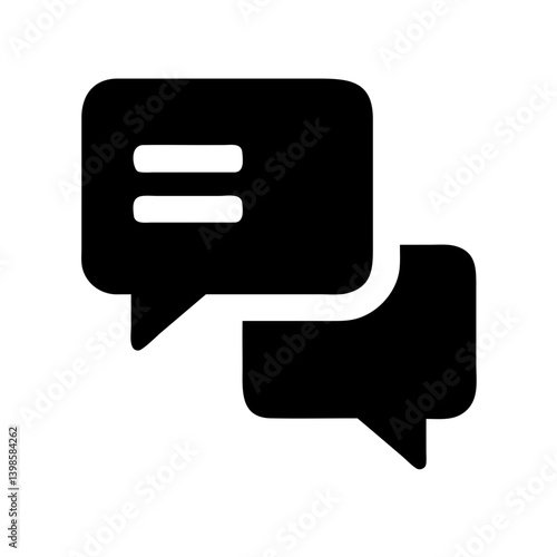 comments  vector flat icon