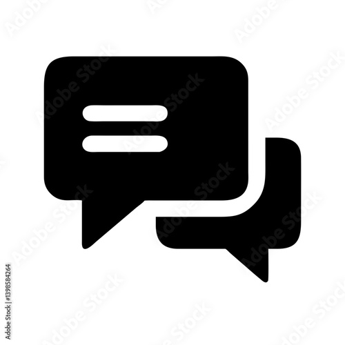 comments  vector flat icon
