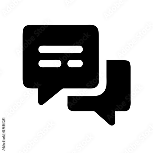 comments  vector flat icon