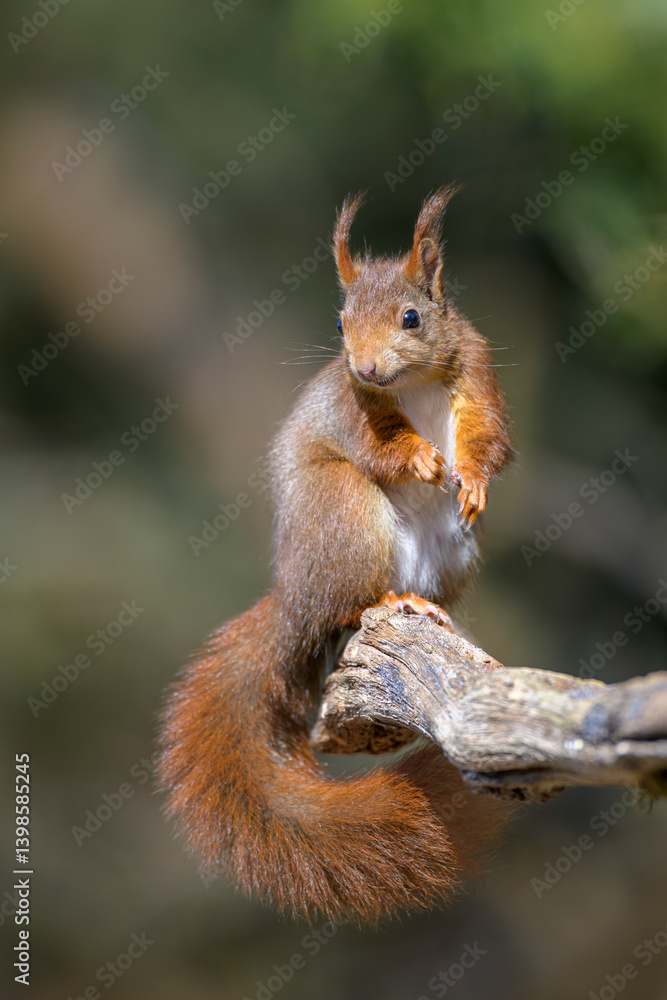 Obraz premium Eichhörnchen, Sciurus vulgaris, squirrel