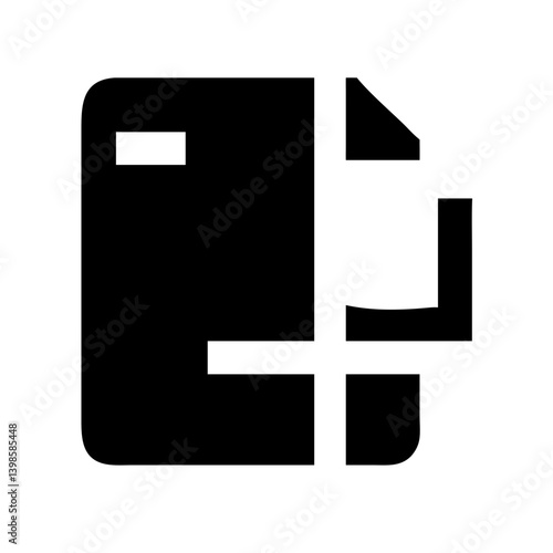 compress glyph  vector flat icon
