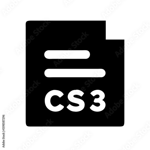 css glyph  vector flat icon