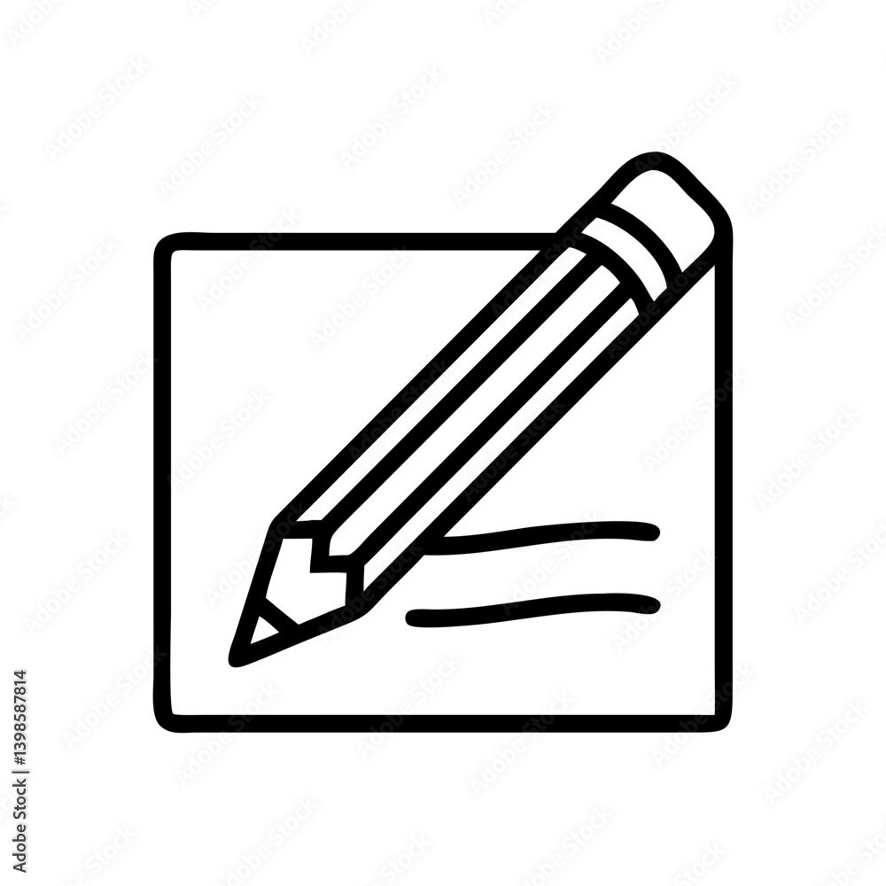 Pencil icons symbolize creativity and artistic expression. Essential for drawing, writing, and educational themes, these designs reflect the art of communication through simple tools.
