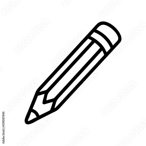 Pencil icons symbolize creativity and artistic expression. Essential for drawing, writing, and educational themes, these designs reflect the art of communication through simple tools.