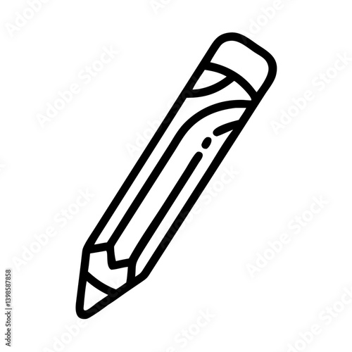 Pencil icons symbolize creativity and artistic expression. Essential for drawing, writing, and educational themes, these designs reflect the art of communication through simple tools.