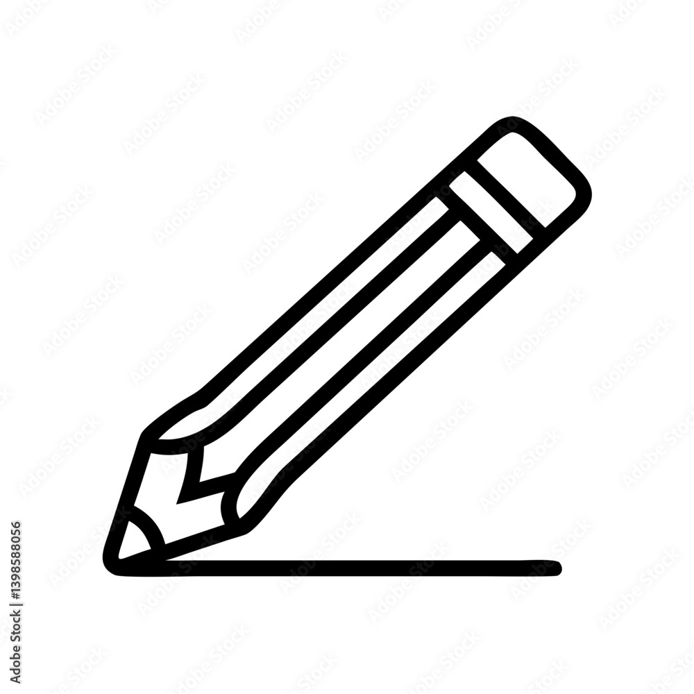 Pencil icons symbolize creativity and artistic expression. Essential for drawing, writing, and educational themes, these designs reflect the art of communication through simple tools. Pencil icons symbolize creativity and artistic expression. Essential for drawing, writing, and educational themes, these designs reflect the art of communication through simple tools.