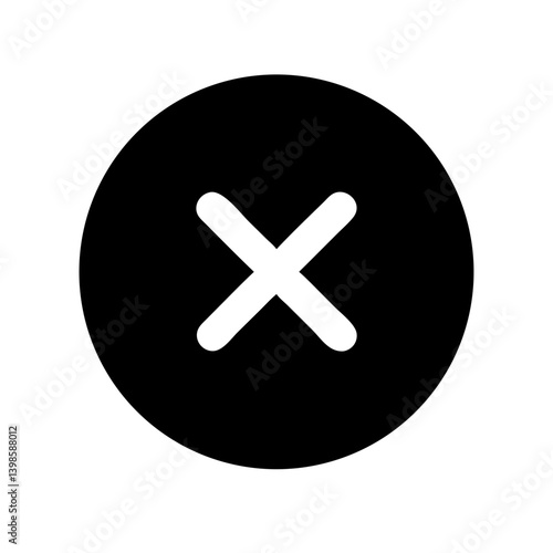 delete  vector flat icon