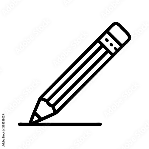 Pencil icons symbolize creativity and artistic expression. Essential for drawing, writing, and educational themes, these designs reflect the art of communication through simple tools.