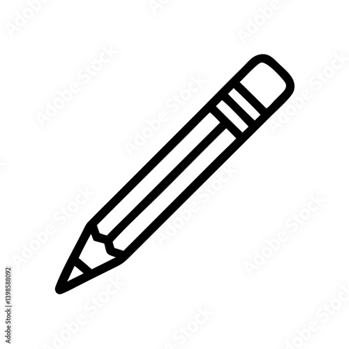 Pencil icons symbolize creativity and artistic expression. Essential for drawing, writing, and educational themes, these designs reflect the art of communication through simple tools.