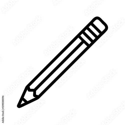 Pencil icons symbolize creativity and artistic expression. Essential for drawing, writing, and educational themes, these designs reflect the art of communication through simple tools.
