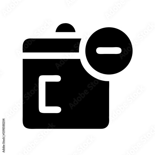 delete  vector flat icon