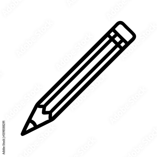 Pencil icons symbolize creativity and artistic expression. Essential for drawing, writing, and educational themes, these designs reflect the art of communication through simple tools.