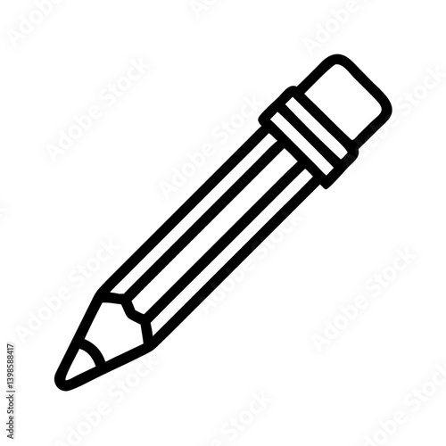 Pencil icons symbolize creativity and artistic expression. Essential for drawing, writing, and educational themes, these designs reflect the art of communication through simple tools.