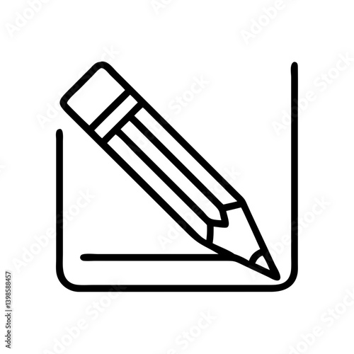Pencil icons symbolize creativity and artistic expression. Essential for drawing, writing, and educational themes, these designs reflect the art of communication through simple tools.