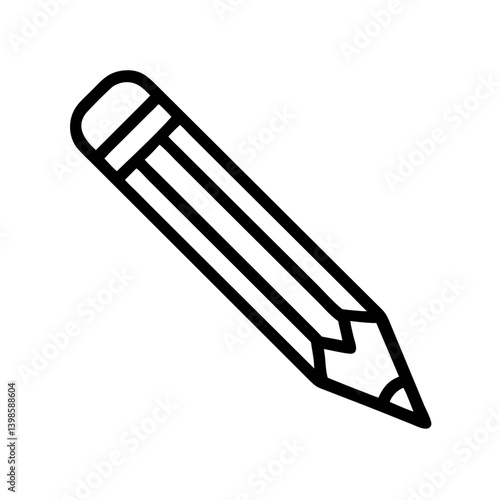 Pencil icons symbolize creativity and artistic expression. Essential for drawing, writing, and educational themes, these designs reflect the art of communication through simple tools.