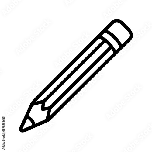 Pencil icons symbolize creativity and artistic expression. Essential for drawing, writing, and educational themes, these designs reflect the art of communication through simple tools.