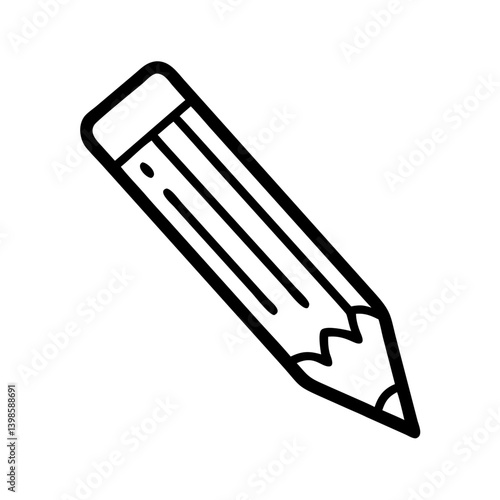 Pencil icons symbolize creativity and artistic expression. Essential for drawing, writing, and educational themes, these designs reflect the art of communication through simple tools.