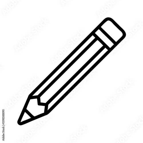 Pencil icons symbolize creativity and artistic expression. Essential for drawing, writing, and educational themes, these designs reflect the art of communication through simple tools.