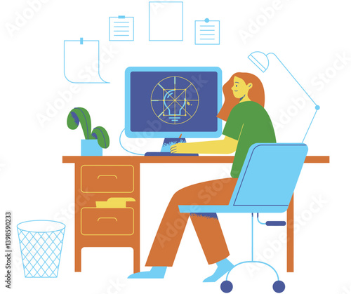 cartoon illustration people