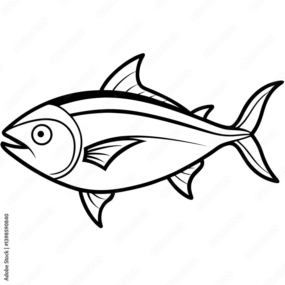 Obraz premium fish on a white background