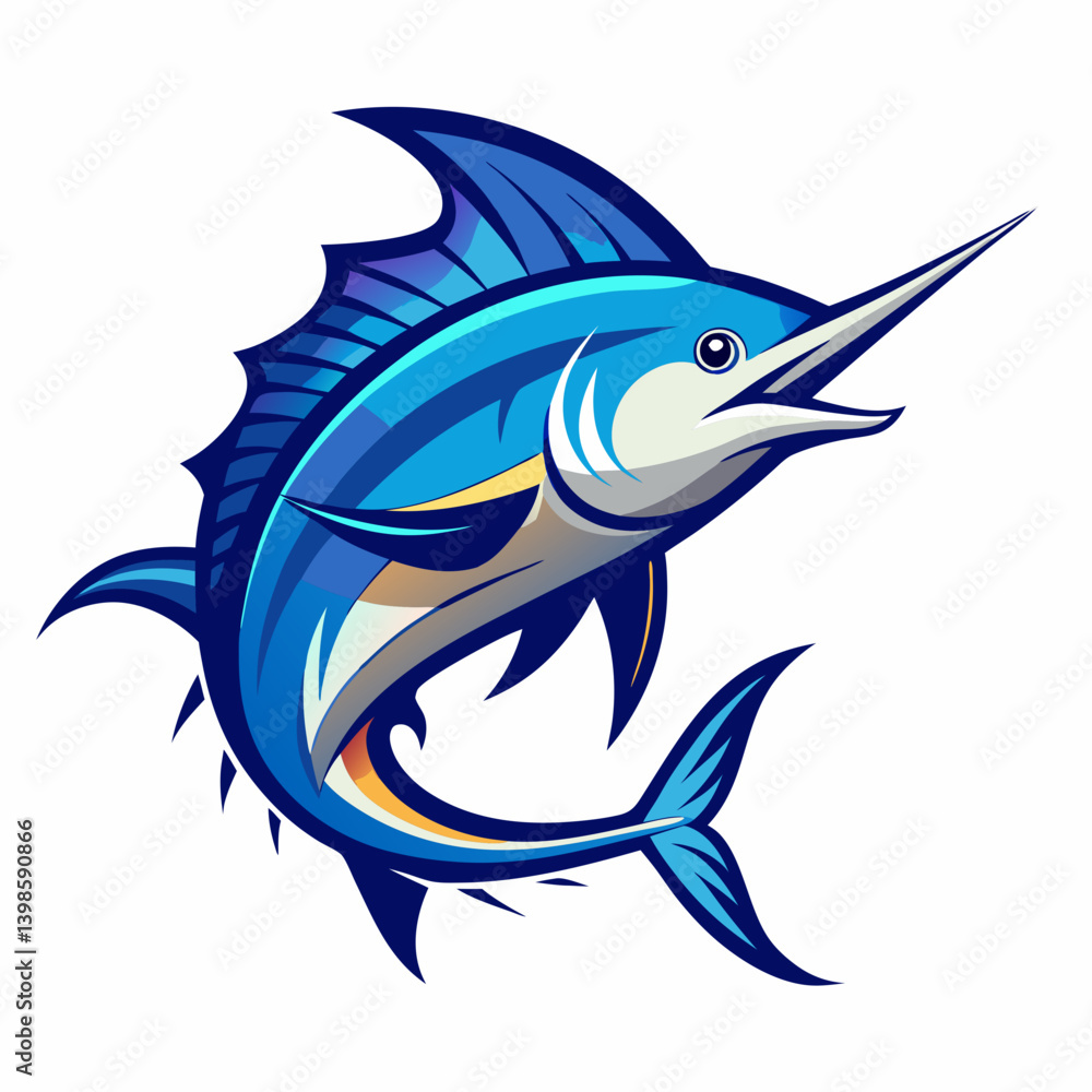 Obraz premium fish vector illustration