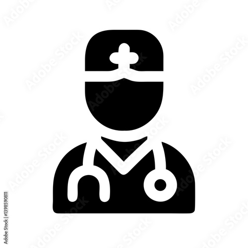 doctor  vector flat icon