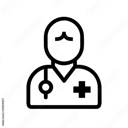 doctor  vector flat icon