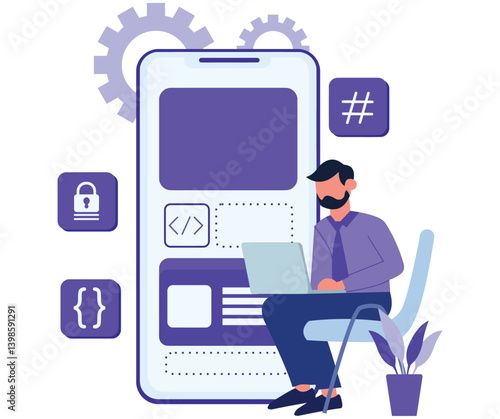 cartoon illustration people