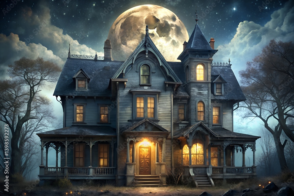 Haunted Victorian Mansion – Full Moon Gothic Horror