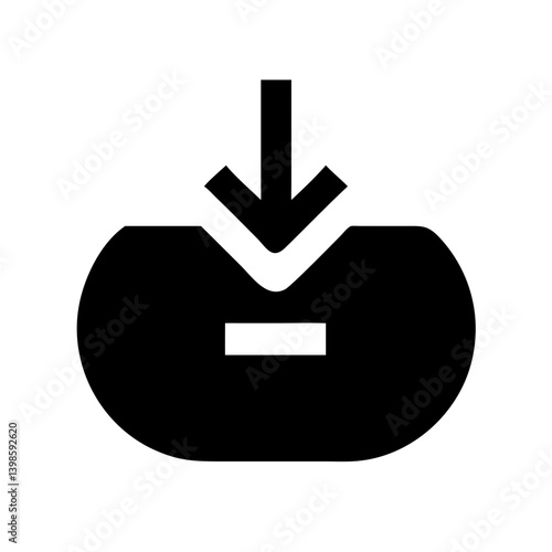 download glyph  vector flat icon