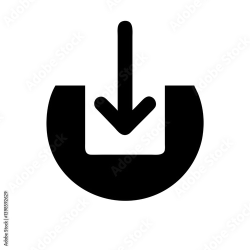 download glyph  vector flat icon