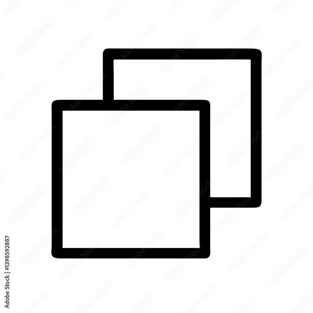 duplicate vector flat icon duplicate vector flat icon