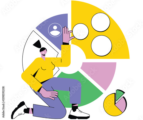 cartoon illustration people
