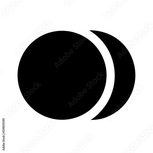 eclipse alt  vector flat icon