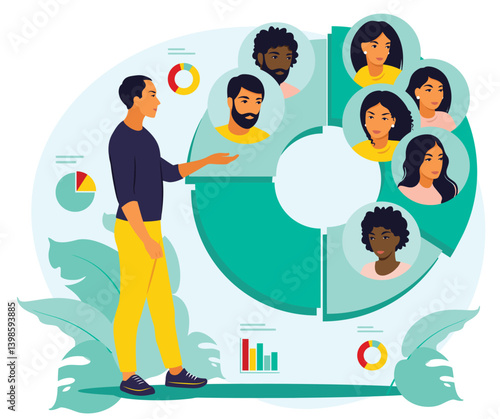 cartoon illustration people