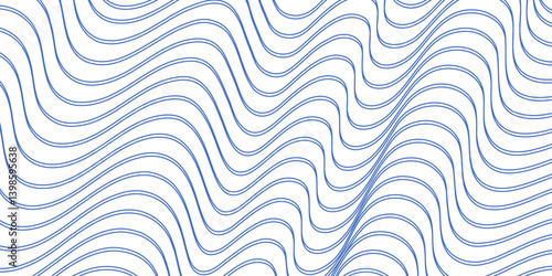 Blue abstract mesh line wave background. background. Simple black and white motion line art backdrop design. Dynamic abstract background with lines