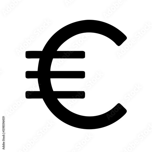 euro  vector flat icon